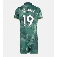 Camisa de Futebol Tottenham Hotspur Dominic Solanke #19 Equipamento Alternativo Infantil 2024-25 Manga Curta (+ Calças curtas)